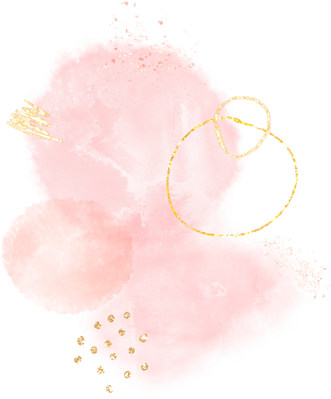 Pink watercolor splash